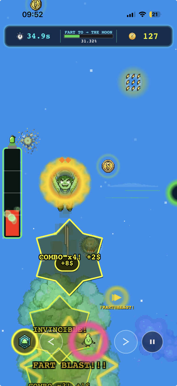 Fart Me To The Moon gameplay screenshot